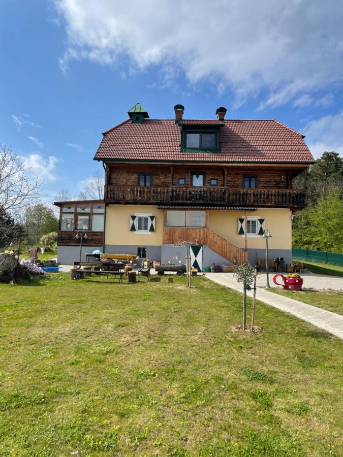 Uriges Bauernhaus mit Blick auf Graz Exterior foto